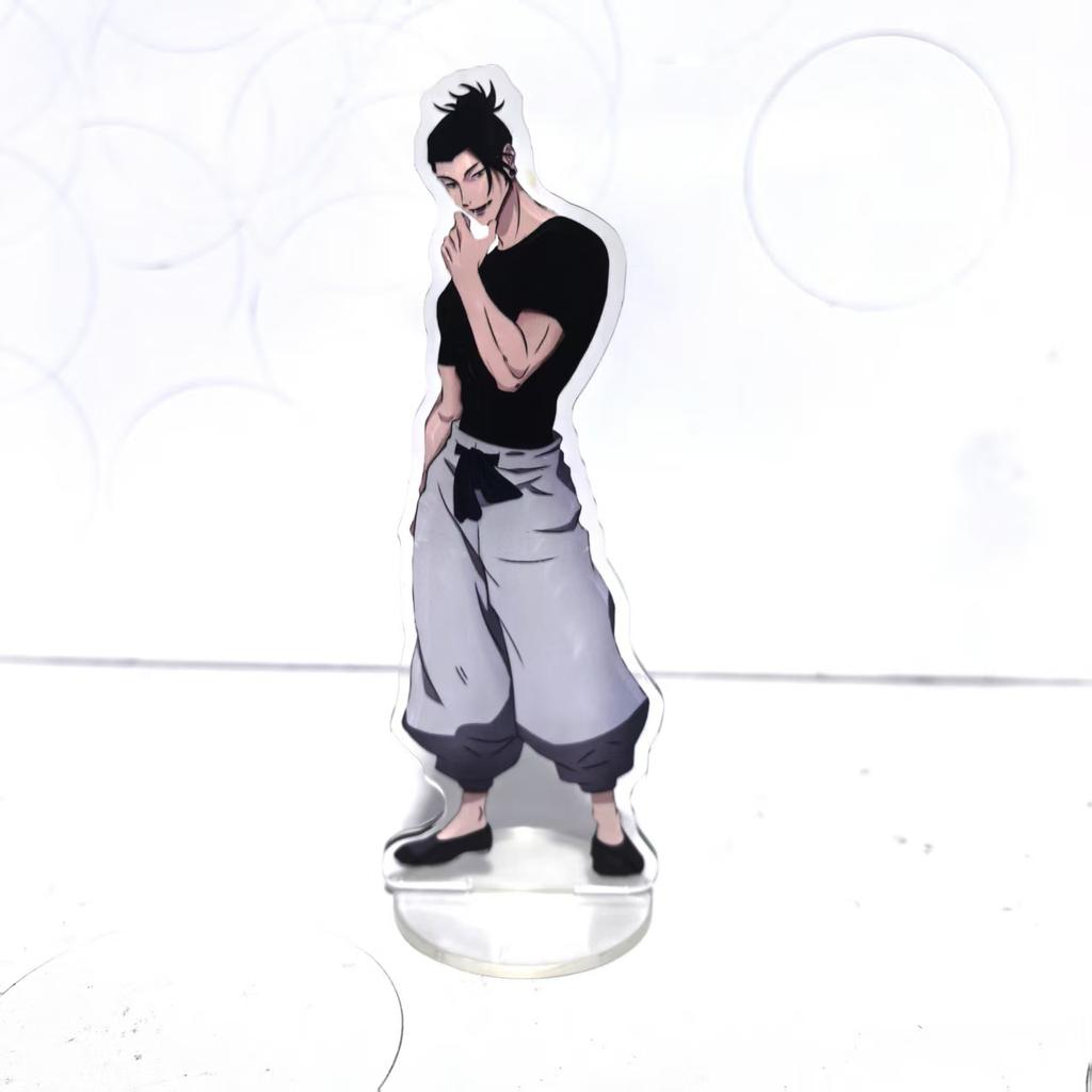 Jujutsu Kaisen Горячие Аниме Фигурки Сатору Годжо Акриловые Подставки Гэто Сугуру Модель Персонажа Держатель Пластины Топпер для Торта Реквизит для Дня Рождения