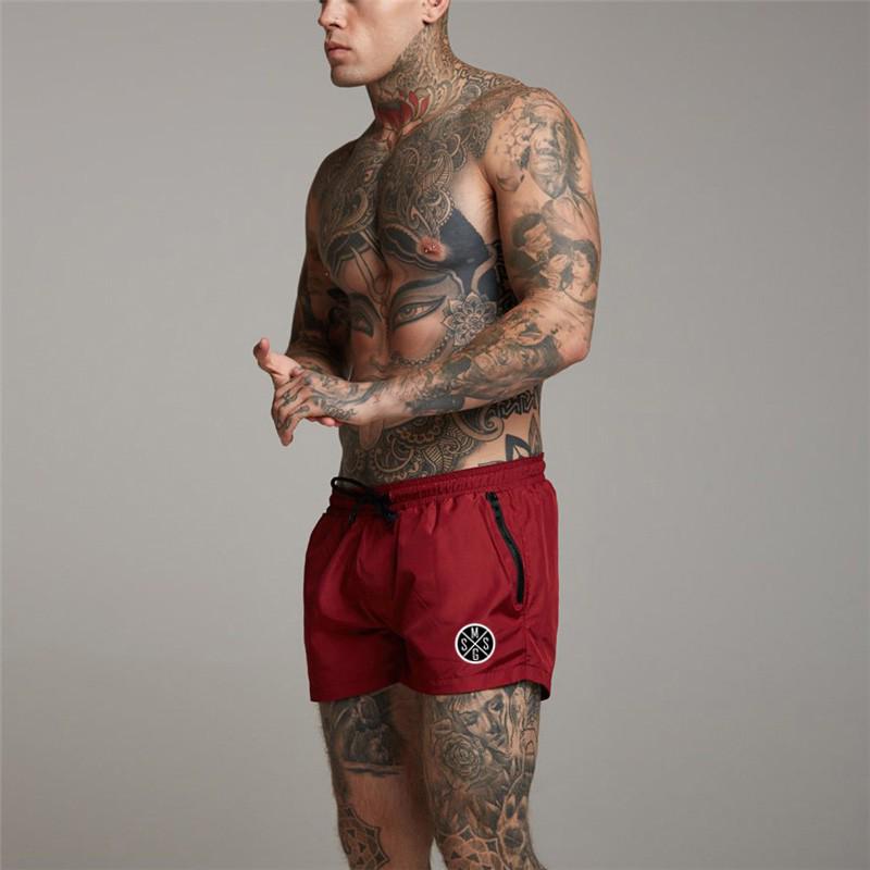 Muscleguys Уличная одежда для тренировок, мужские свободные шорты для бега, шорты для бега, походы, короткие брюки для бега