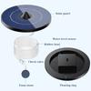 2.5W Floating Solar Air Pump Solar Powered Pond Aerator With Air Hoses And Bubble Stones Small Oxygen Pump For Fish Tank Outdoor