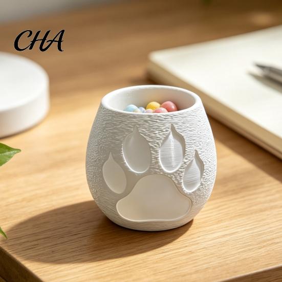 Подсвечник для чайной свечи, 3D-печатный держатель для свечи в виде собачьей лапы, Подсвечник-животное с щенячьей лапой для центра стола, Подарки для любителей домашних животных, Настольный