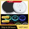 New For Mercedes Benz 2pcs Interior Light Coaster LED Illuminated Car Water Cup Coaster For Mercedes Benz B/C/E/S Class A Class