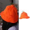 Quick-dry Creative Orange Bucket Cap Cotton Embroidered Letter Sun Hat  Outdoor