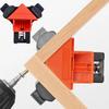 Convenient Woodworking Right Angle Clamp Red Plastic Clip-on No Assembly Durable Secure Grip Corner Clamp Carpentry Tool Set