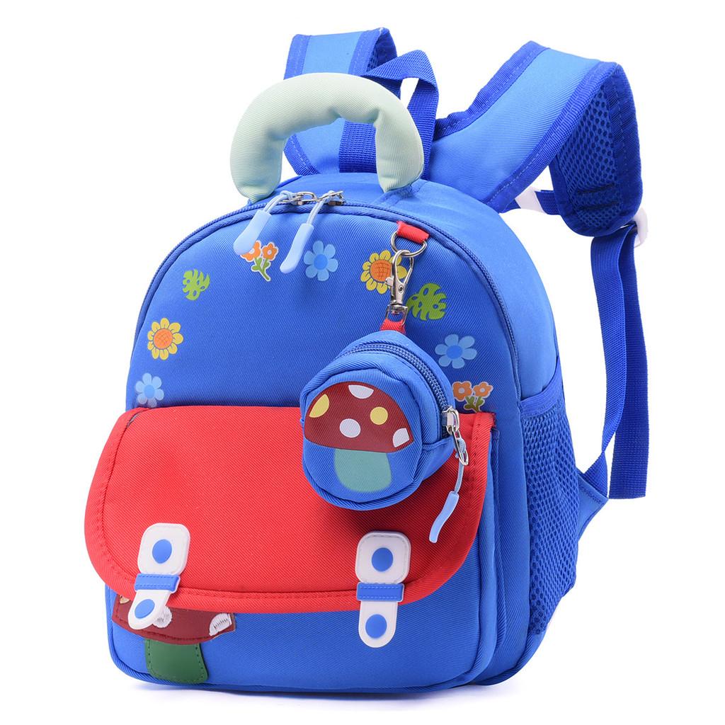 Kids Cartoon School Backpack For Preschoolers With Breathable Oxford Fabric For Boys And Girls