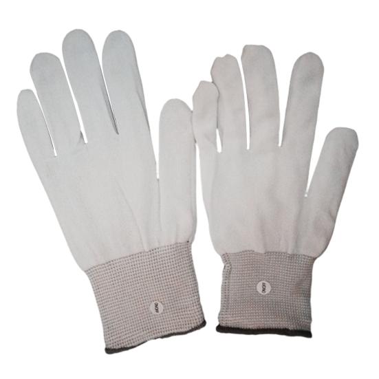 1 Pair Glowing Gloves LED Light Up Finger Gloves with 7 Color Dynamic Light Mode Breathable