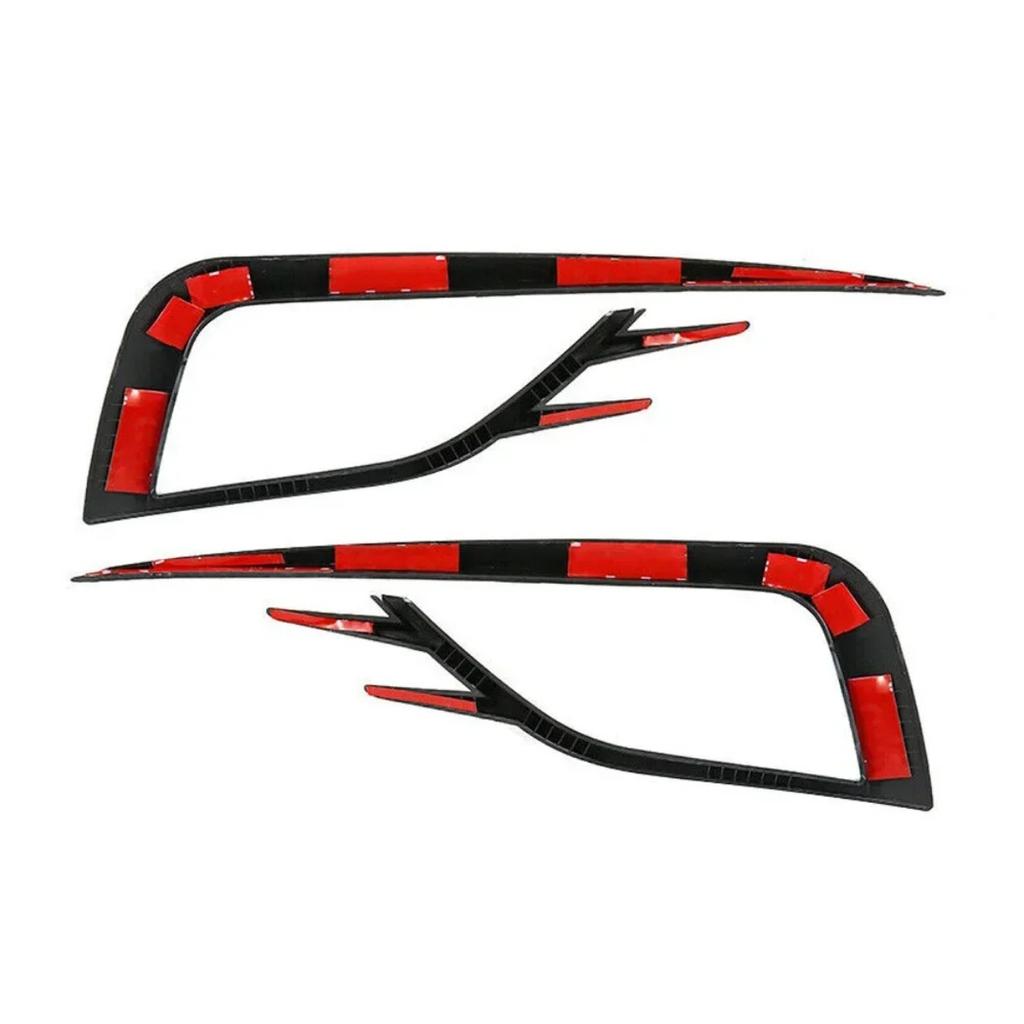 Car Front Fog Light Lamp Cover Bumper Grille Decorative Trim Sticker Tuning For VW Golf 7.5 Golf MK7.5 2017 2018 2019 Body Kits