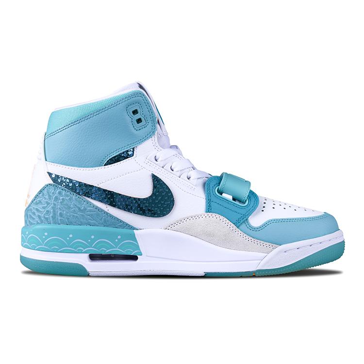 Jordan Legacy 312 Azure Dragon Cushioning Abrasion Resistant Breathable Cushioning Abrasion Resistant Breathable FV3625-181(Team73-)