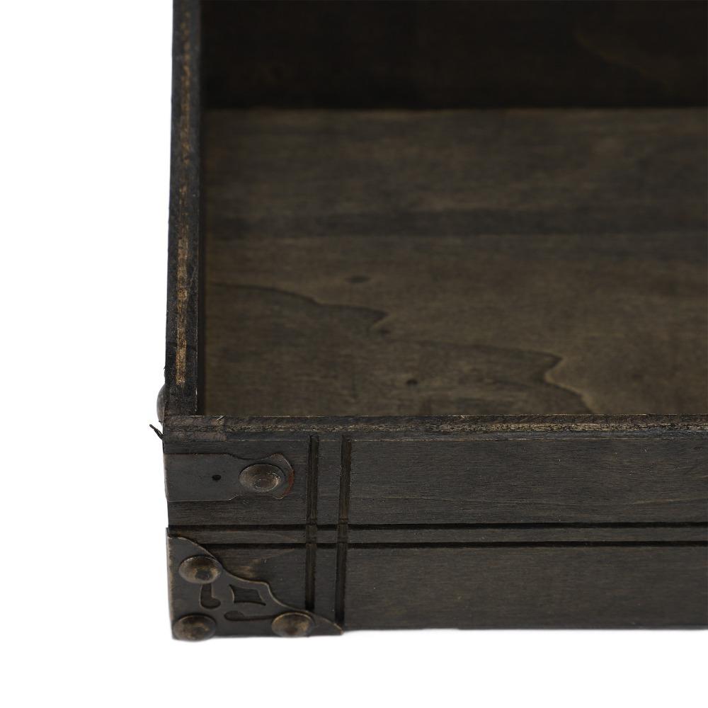 With Lock Wooden Jewelry Box With Lid Wooden Trinket Box Wooden Treasure Chest Nightstand Use