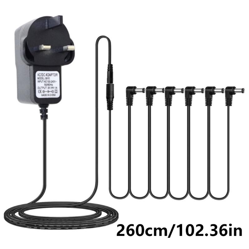 Power Supply Accepted Power Adapter for Christmas Holiday Village Lighting 4.5V Adapter with 6 Outlets