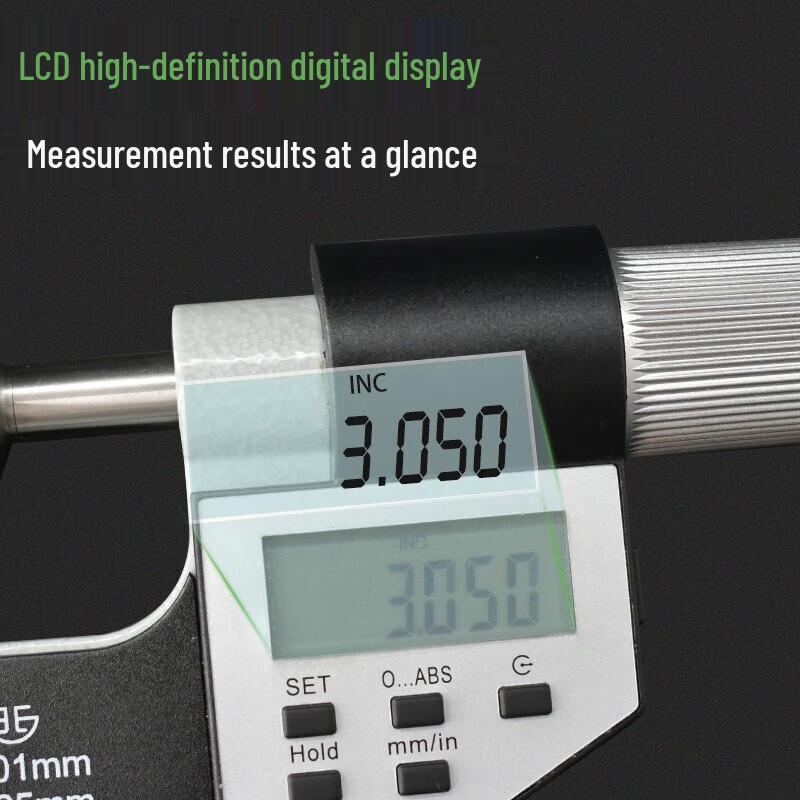 Electronic Digital Common Normal Outside Micrometer with Disc Head