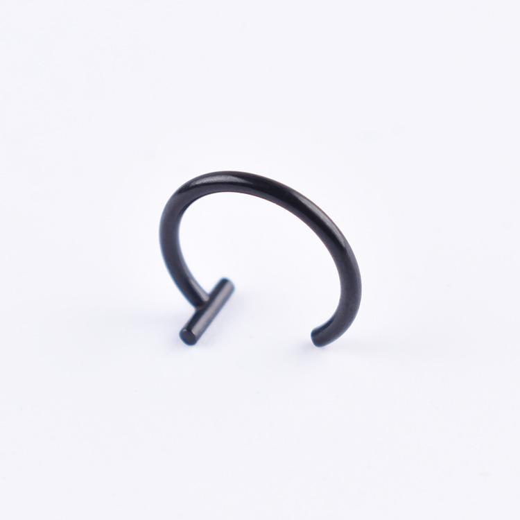 Мужские и женские модные титановые стальные панк-клипсы на поддельные пирсинги для ушей, носа, губ, кольца унисекс для носа, женские украшения для перегородки носа MIT