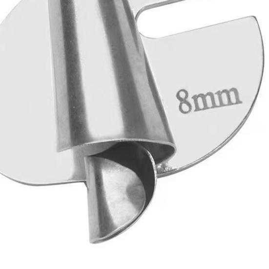 4/8Pcs Rolled Hemmer Presser Foot 3-10MM Heavy Duty Steel Industrial Household Sewing