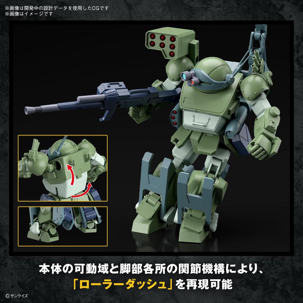 HG Armored Trooper Votoms Burglary Dog Pre-Colored Plastic Model
