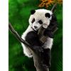 Full 5D Diy Diamond Painting Tree Climbing Panda Embroidery Cross Stitch Home Decor Handmade Gift