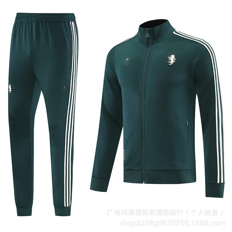 2025 Winter Long Zip Training Jacket Men Football Fans