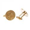 Позолоченные запонки