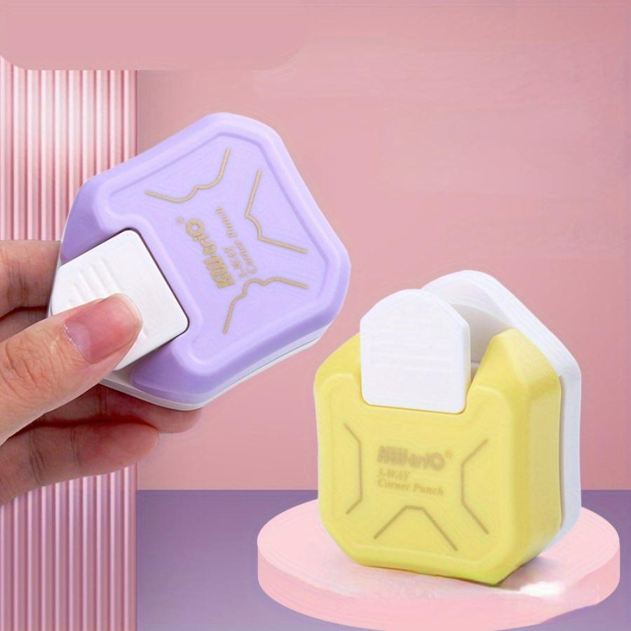 1PC 3-in-1 Fancy Hand-held Corner Trimmer Round Trimmer Flat Trimmer Hand Ledger DIY Manual Corner Trimmer