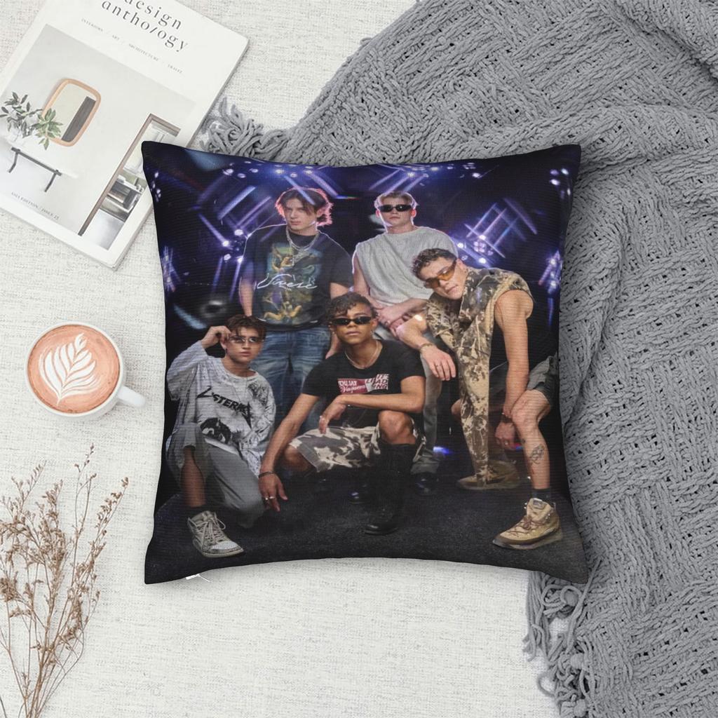 Santo Bravos Band Pillow Case Funny Pillow Cover Graphic Pillowcases For Sofa Home Decor