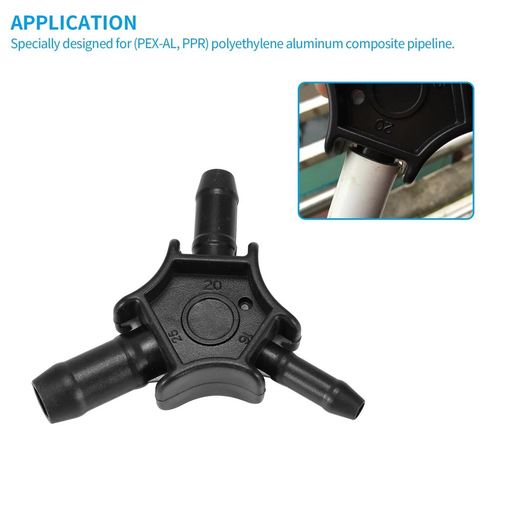 Black For PEX-AL Pex Pipe Reamer Cutter Practical Tool For 16mm 20mm 25mm Plumbing Reliable And Stable