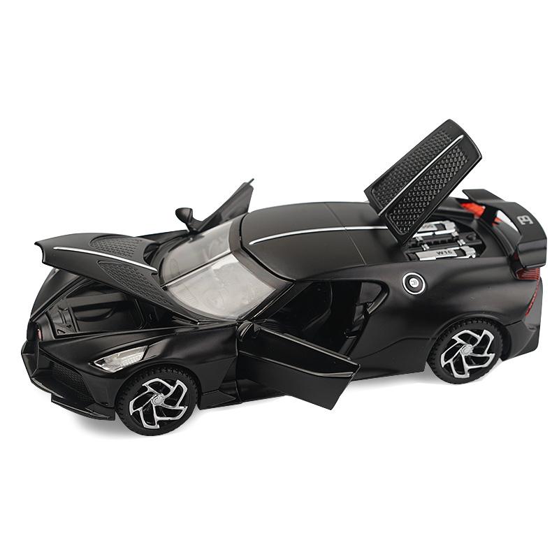 1/32 Bugatti La Voiture Noire Black Dragon Supercar игрушечные литые машины и игрушечные транспортные средства модель автомобиля игрушки для детей
