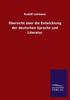 Книга UEbersicht Uber Die Entwicklung Der Deutschen Sprache Und Literatur