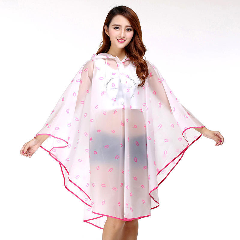 Женский повседневный плащ, водонепроницаемая куртка, портативный дождевик, накидка с капюшоном, накидка с электромобилем, пончо