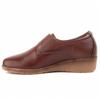 Mocasín De Piel Con Cuña Para Mujer. Purapiel Anila 104898