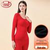 Langsha Women's Seamless Body-Shaping Thermal Underwear Set