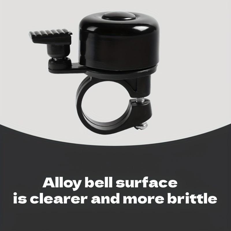 1 шт. Громкий и чистый велосипедный звонок - Легкий из алюминиевого сплава маленький звонок для горных и дорожных велосипедов - Легко устанавливается и используется для безопасной езды