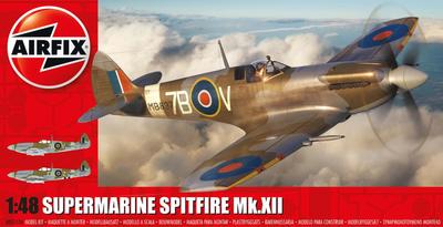Airfix Масштаб Королевские ВВС Supermarine Spitfire Пластиковая Модель 1/48 Mk.12 X-5117A