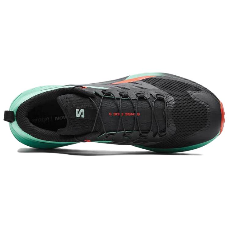 SALOMON Sense Ride 5 Удобная Универсальная Амортизация Дышащие Легкие Низкие Повседневные Городские Кроссовки для Бега Мужские Кроссовки Черные 476982