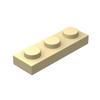 60 шт./лот Пластина MOC 1x3 Совместимая с 3623 Детские игрушки Строительные блоки DIY Частицы Пластина Техническая игрушка