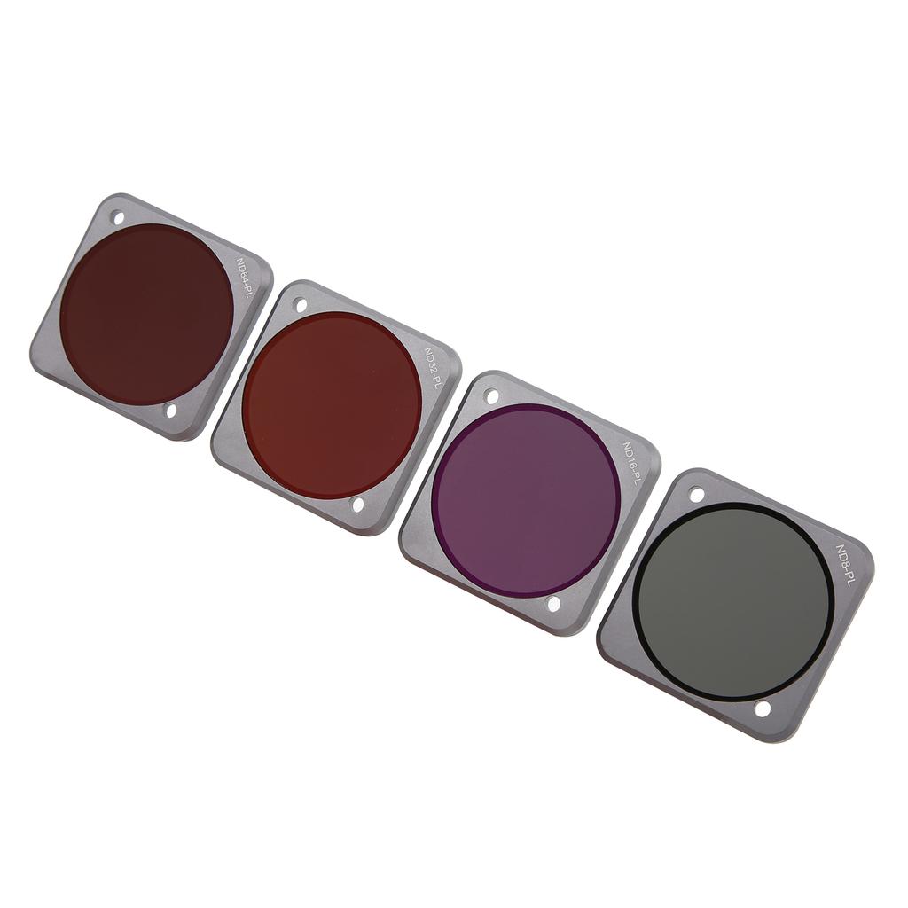 Junesta 4 In 1 NDPL Filter ND8‑PL ND16‑PL ND32‑PL ND64‑PL Filters for DJI Action 2 Camera