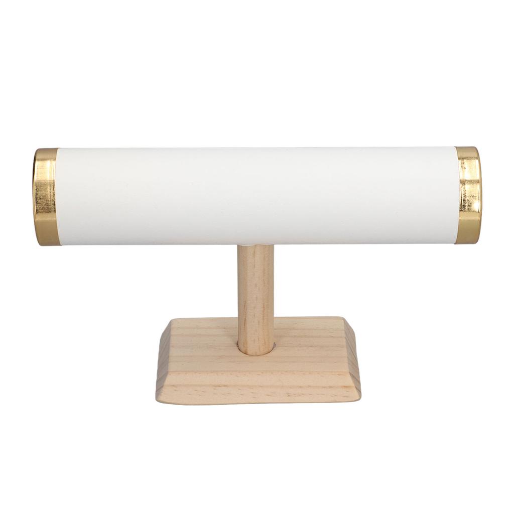 T Bar Bracelet Holder Display Organizer Golden Rimming for Watch Necklace Hair Scrunchy Hoop Headband