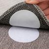 Double Sided Adhesive Hook and Loop Tape Square/Round Fixing Stickers  Carpet