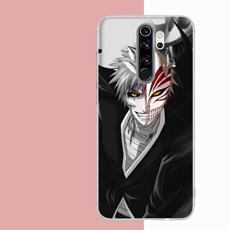 Чехол для телефона «Аниме Блич Куросаки Ичиго» для Samsung A51 A52 A71 A12 для Redmi 7 9 9A для Huawei Honor8X 10i Прозрачный чехол