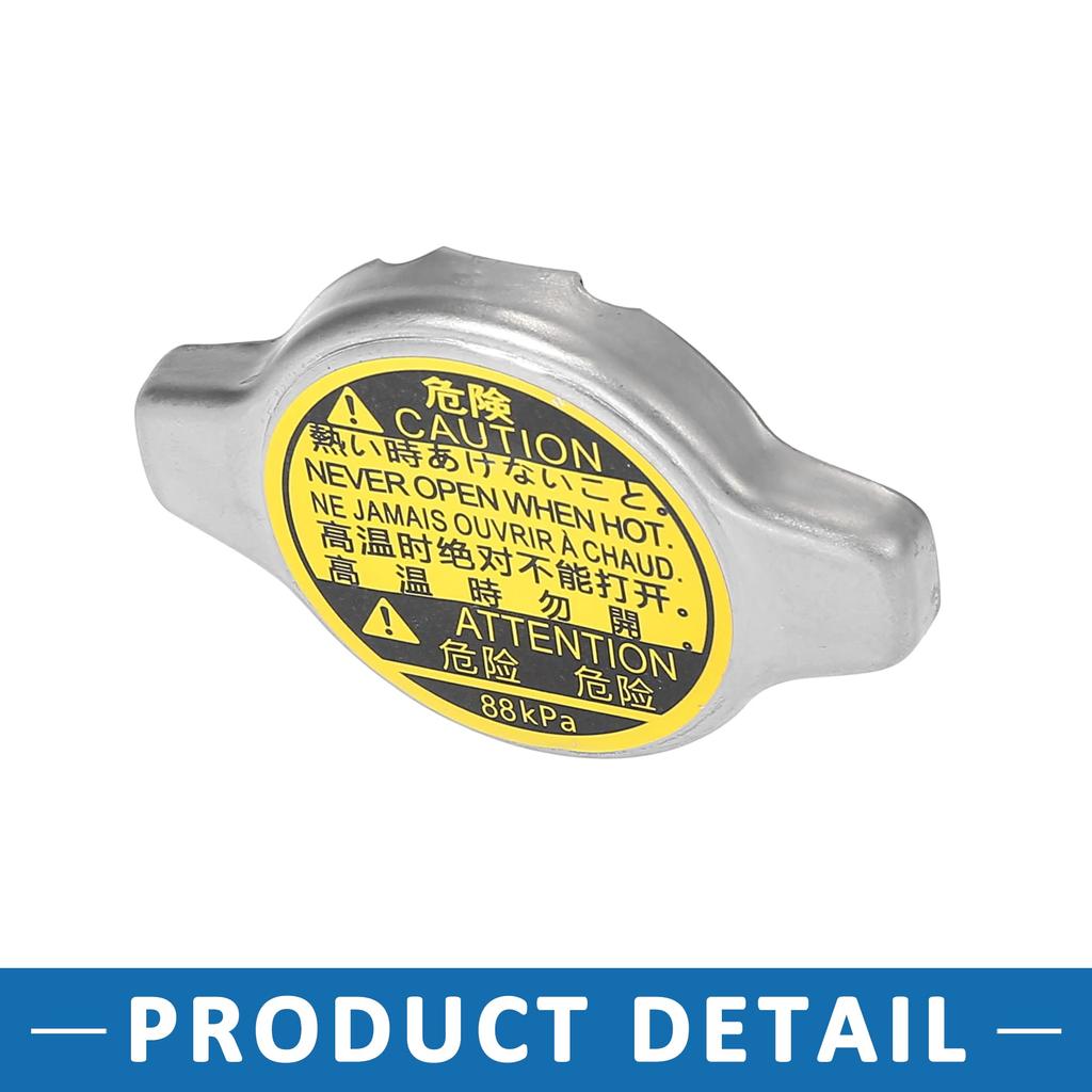 Крышка радиатора ABSOPRO 88 кПа Крышка бачка двигателя Подходит 16401-20353 Toyota Corolla Подходит 1980-2015 Легкая установка Металл Серебристый тон