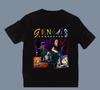 РАСПРОДАЖА Винтажная Футболка GENESIS Band CONNECTED Хлопок Черный Полный Размер Унисекс