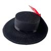 Feather Decor Gentleman Fedoras Hats Wide Brim 1920s Jazz Hat  Cosplay Costumes