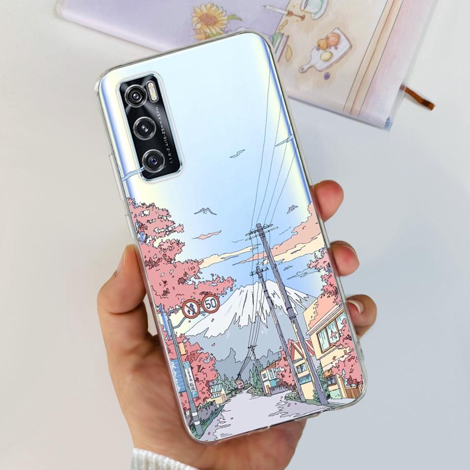 Чехол для телефона Vivo V20 SE V2022 V2023 Vivo V20 V2024 V2025 Мягкий силиконовый ТПУ Задняя крышка Для VivoV20 V 20 20SE Бампер