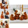 Adorable Capybara Plush Toy Soft Cuddly Water Pig Pillow For Kids Birthday Gift