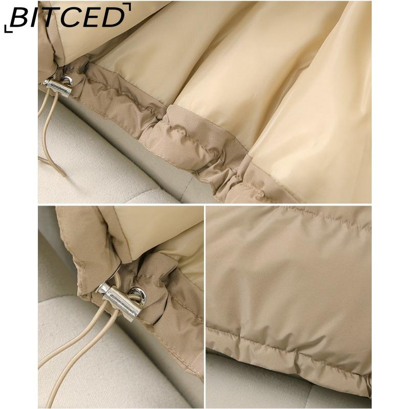 BITCED Women's Short Down-Filled Hooded Winter Coat