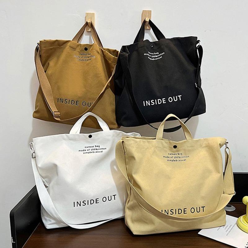 Женская парусиновая сумка-тоут, повседневная рабочая сумка через плечо, большая вместительная сумка через плечо с верхней ручкой, многофункциональная большая сумка через плечо для покупок