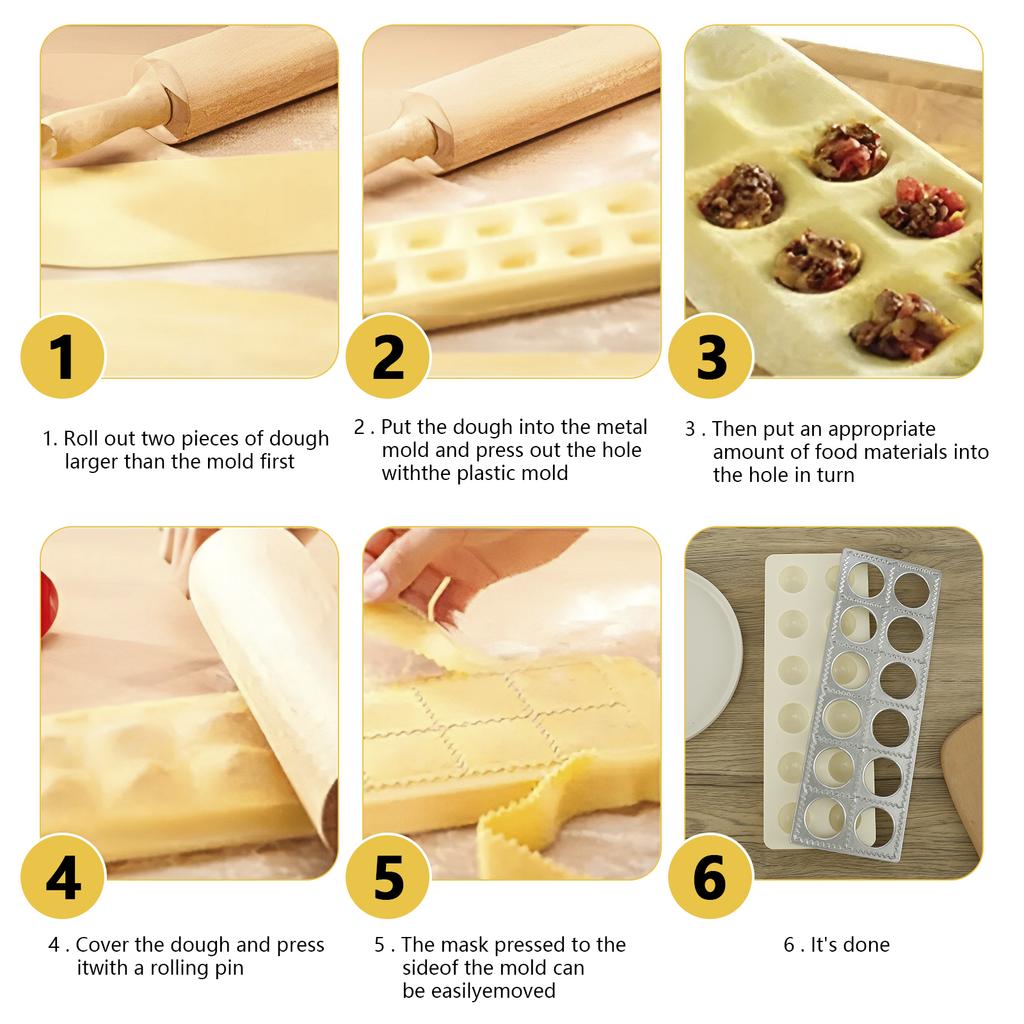 Машина для пельменей 10/12 отверстий Форма для лепки пельменей Ручная машина для итальянских пельменей Кухонная многофункциональная форма для лепки пельменей