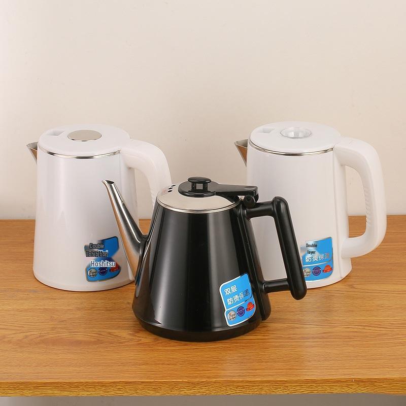 Stainless Steel Electric Tea Kettle with Water Dispenser, Tea Stove, and Five Rings - Compact Single Kettle