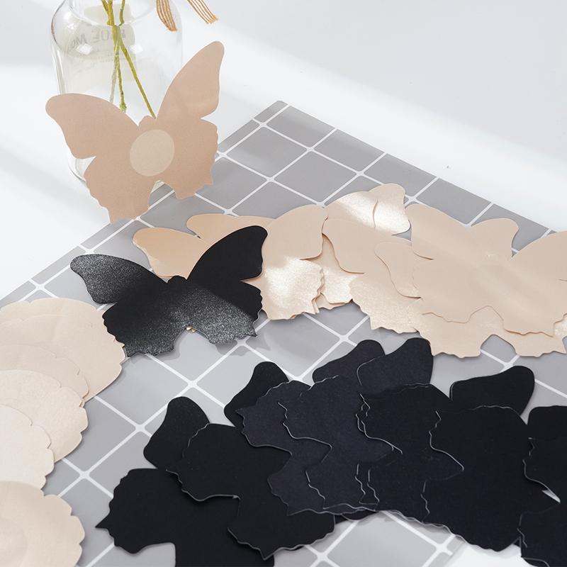 20 шт. невидимые наклейки, накладки на соски, невидимый бюстгальтер, женские интимные аксессуары, летние щитки для груди, женские лепестки груди