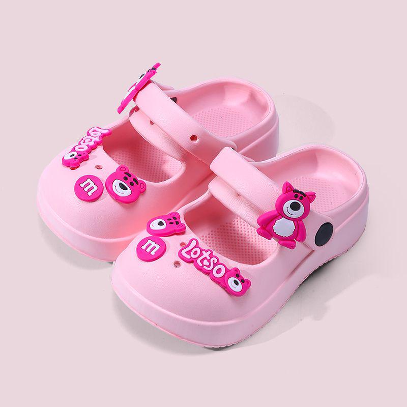 Нескользящие летние сандалии принцессы для девочек - пляжная обувь для детей