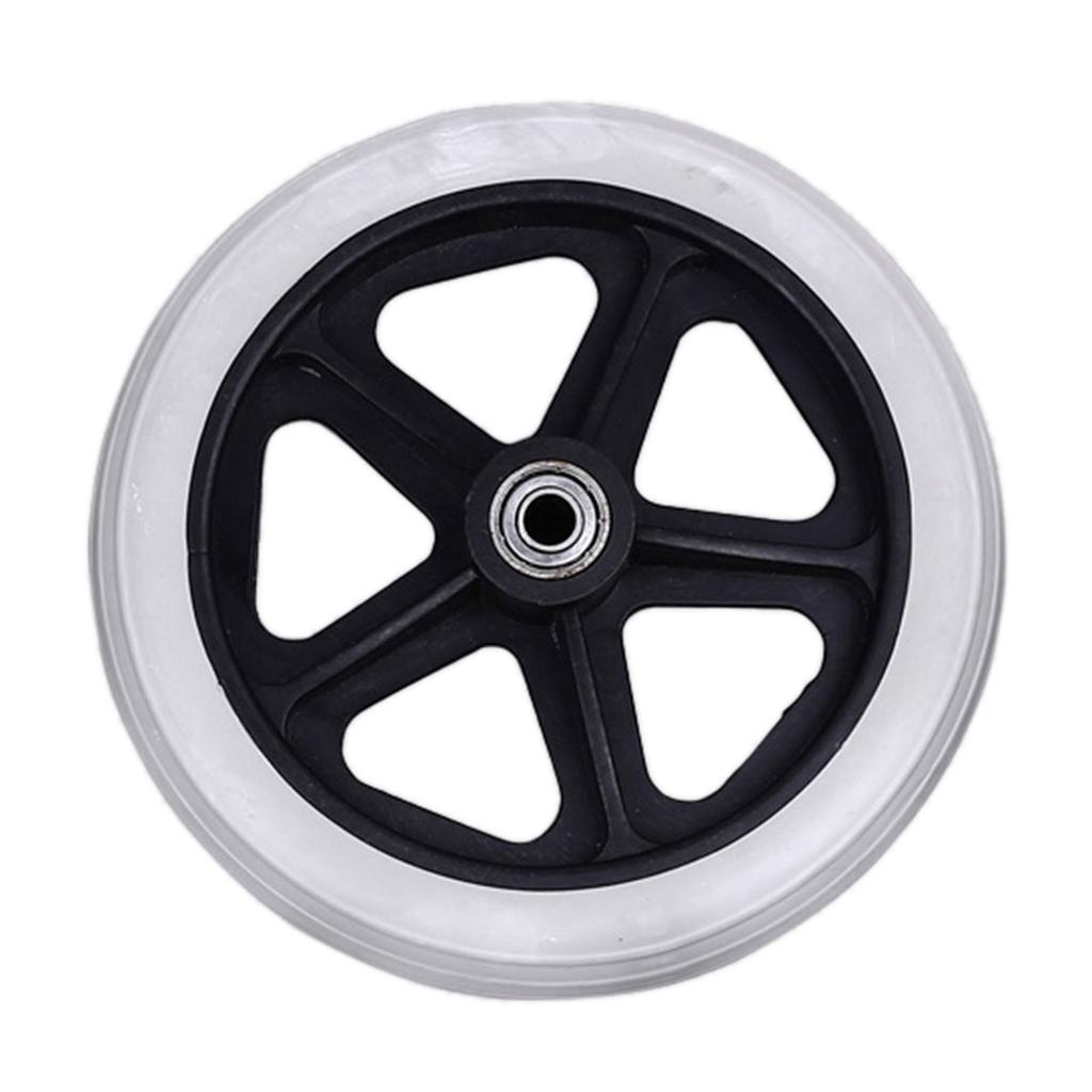 2 шт. 6/7/8-дюймовые колесики для инвалидной коляски универсальные сменные передние колеса с литыми шинами аксессуары для инвалидных колясок износостойкие