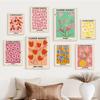 Flower Market Wall Art Decoration Colourful Spring Flowers Canvas Painting Abstract Living Room Room Poster Home Decoration
