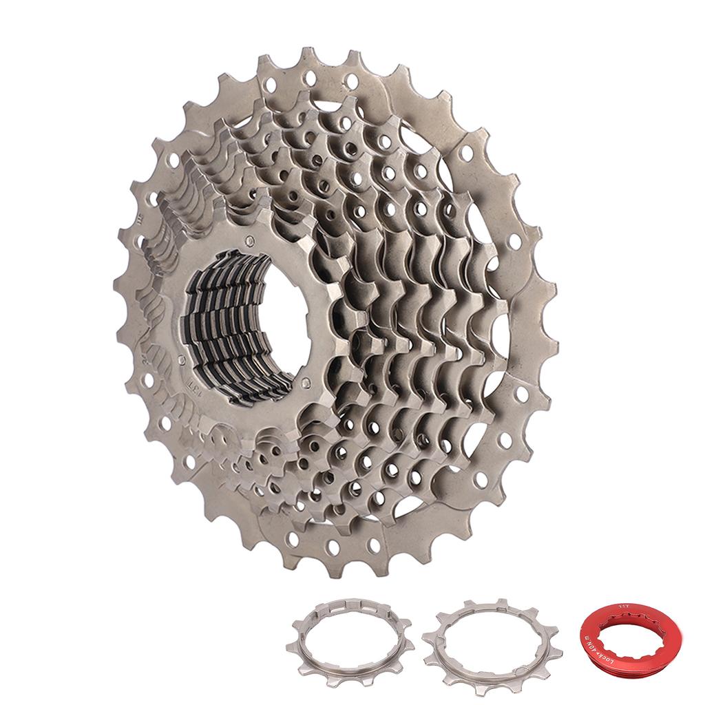 11 Speed Road Bike Freewheel 11?30T Multi Layer Plating Cassette Bicycle Freewheel for Cycling
